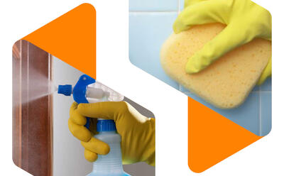 Imagen del banner Enzimas y microbios de Novozymes® para la limpieza profesional